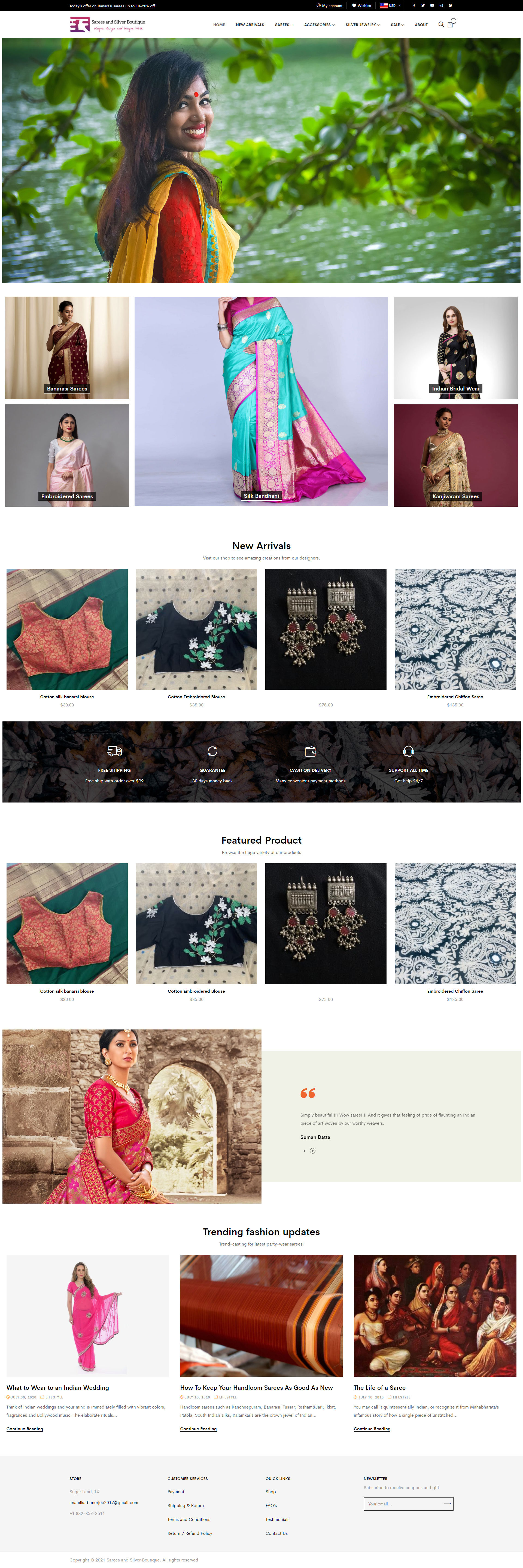Sarees and Silver Boutique